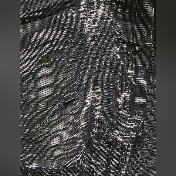 Tasha metallic fringed scarf - Picture 4 of 4